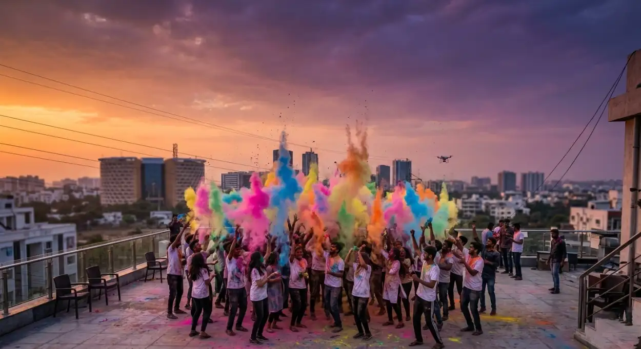 Free Download Holi Celebration Poster Background Hd - High Quality Holi Poster Background Background Image