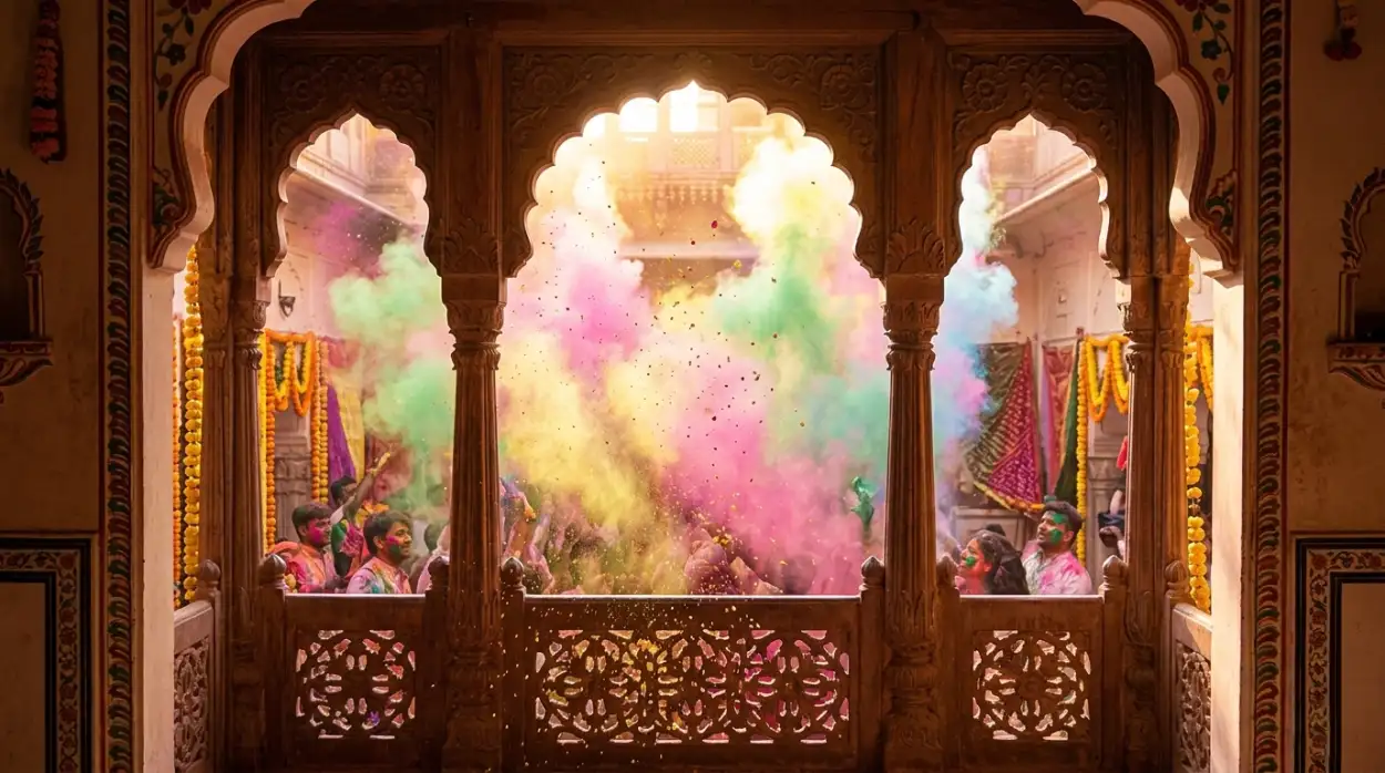 Free Download Holi Poster Background Festive Frame - High Quality Holi Poster Background Background Image