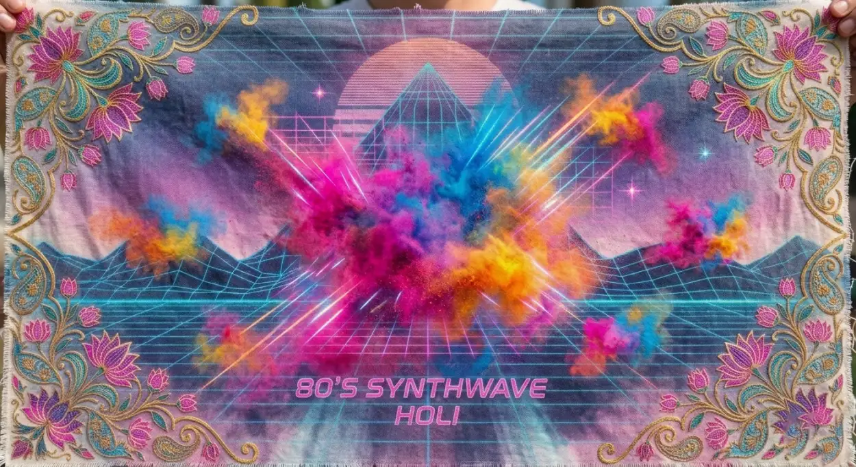 Free Download Holi Poster Background With Dynamic Splash - High Quality Holi Poster Background Background Image