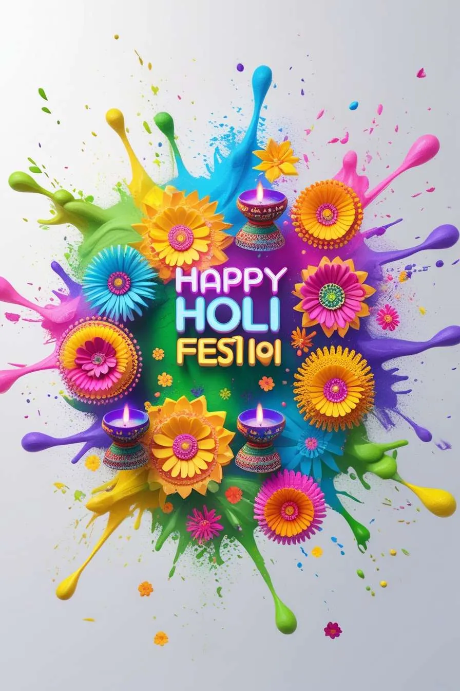 Free Download Holi Powder Splash Background With Transparent Effect - High Quality Holi Background Background