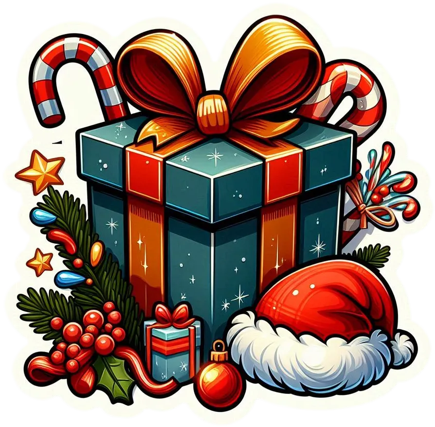 Holiday-themed Christmas Gift Box For Quick Gifting Ideas - Royalty Free Gift Box Image | Pngmagic Free Download Holiday-themed Christmas Gift Box For Quick Gifting Ideas - High Quality Gift Box PNG Image