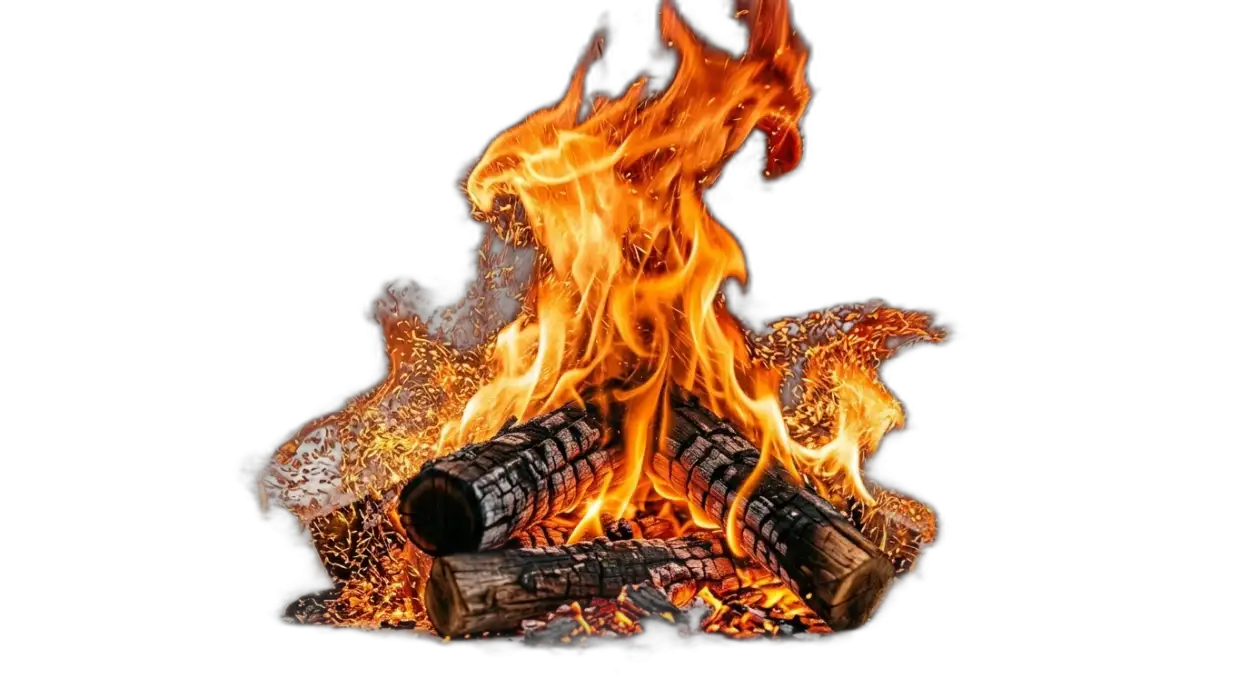 Free Download Holika Dahan Fire Element Png - High Quality Holika Dahan Fire Png Transparent PNG