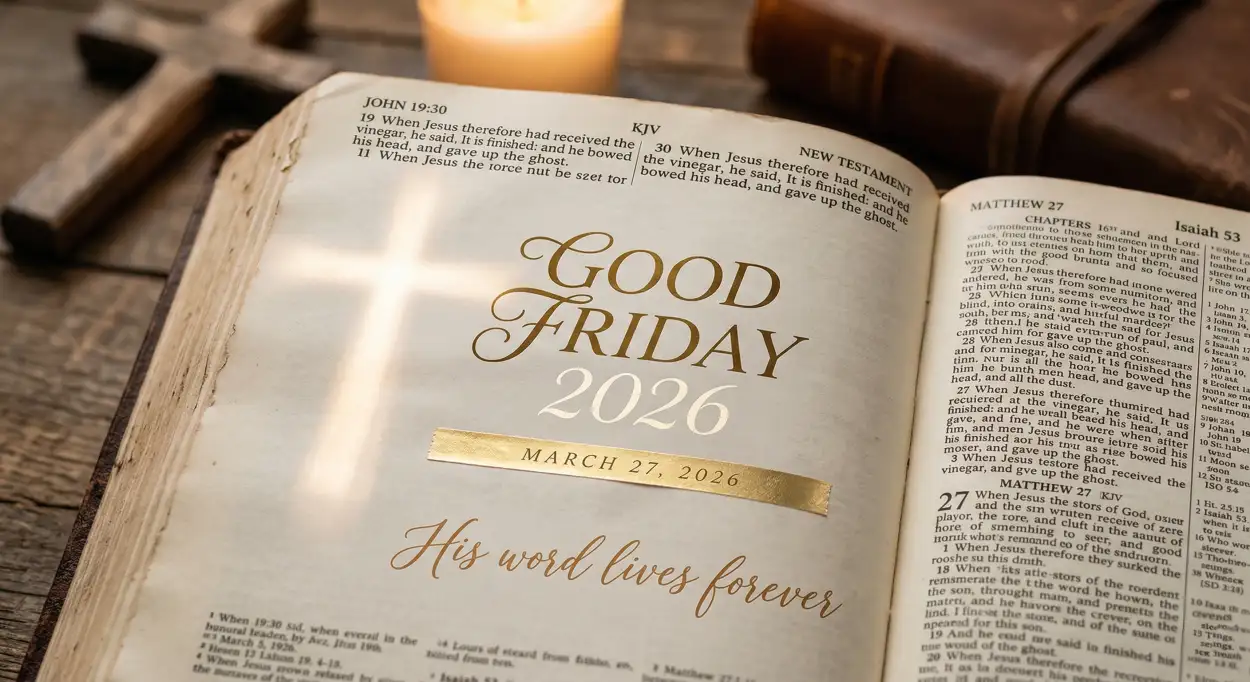 Free Download Holy Friday Vector Design Png - High Quality Good Friday 2026 Transparent PNG