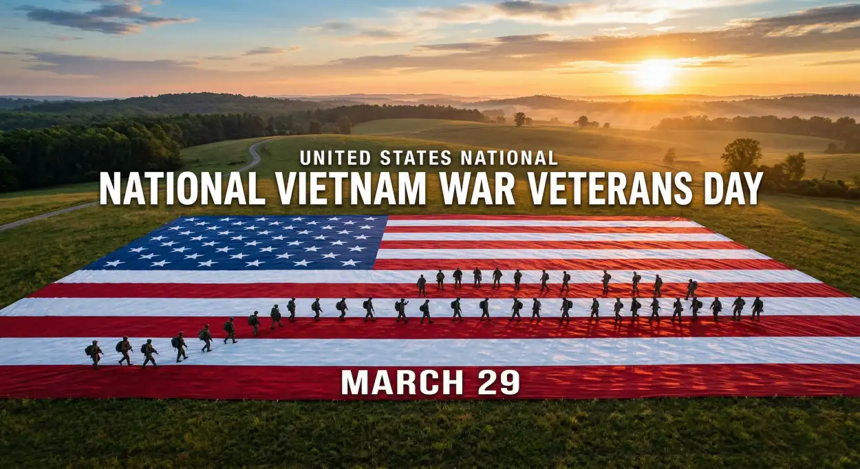 Free Download Honoring Vietnam War Veterans Usa - High Quality United States National Vietnam War Veterans Day Image