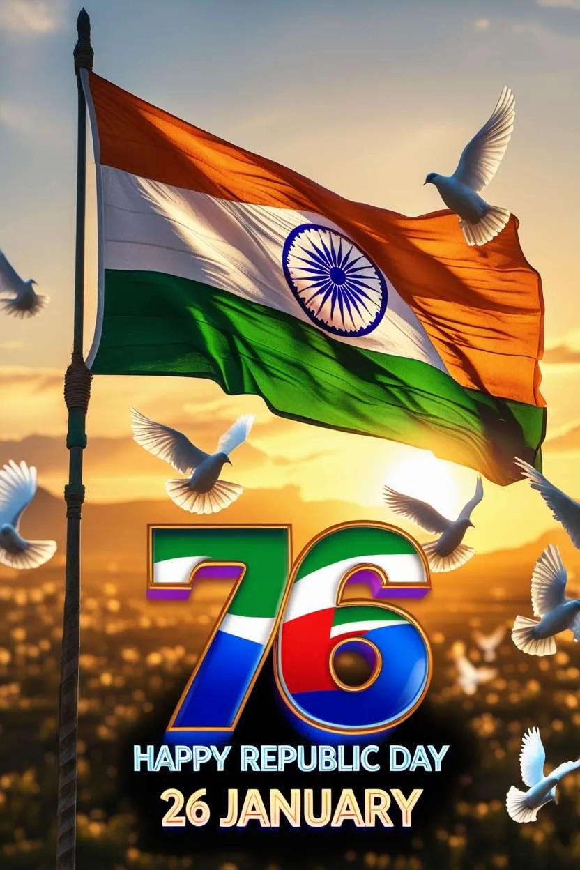 How To Celebrate 76th Republic Day Of India - Royalty Free 76th Happy Republic Day Of India 26 January Image | Pngmagic Free Download How To Celebrate 76th Republic Day Of India - High Quality 76th Happy Republic Day Of India 26 January Background