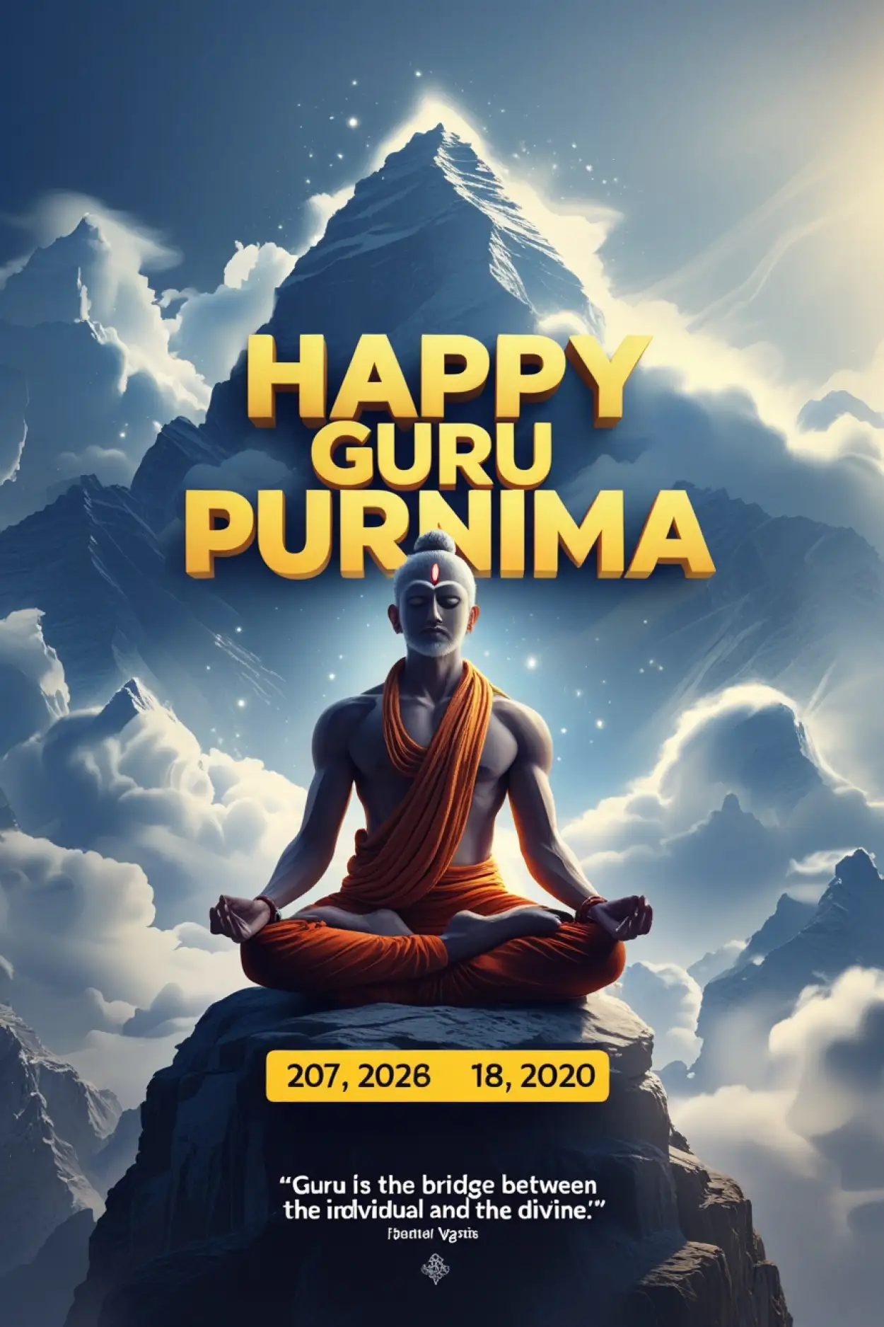 Free Download How To Celebrate Guru Purnima Online - High Quality Happy Guru Purnima Background