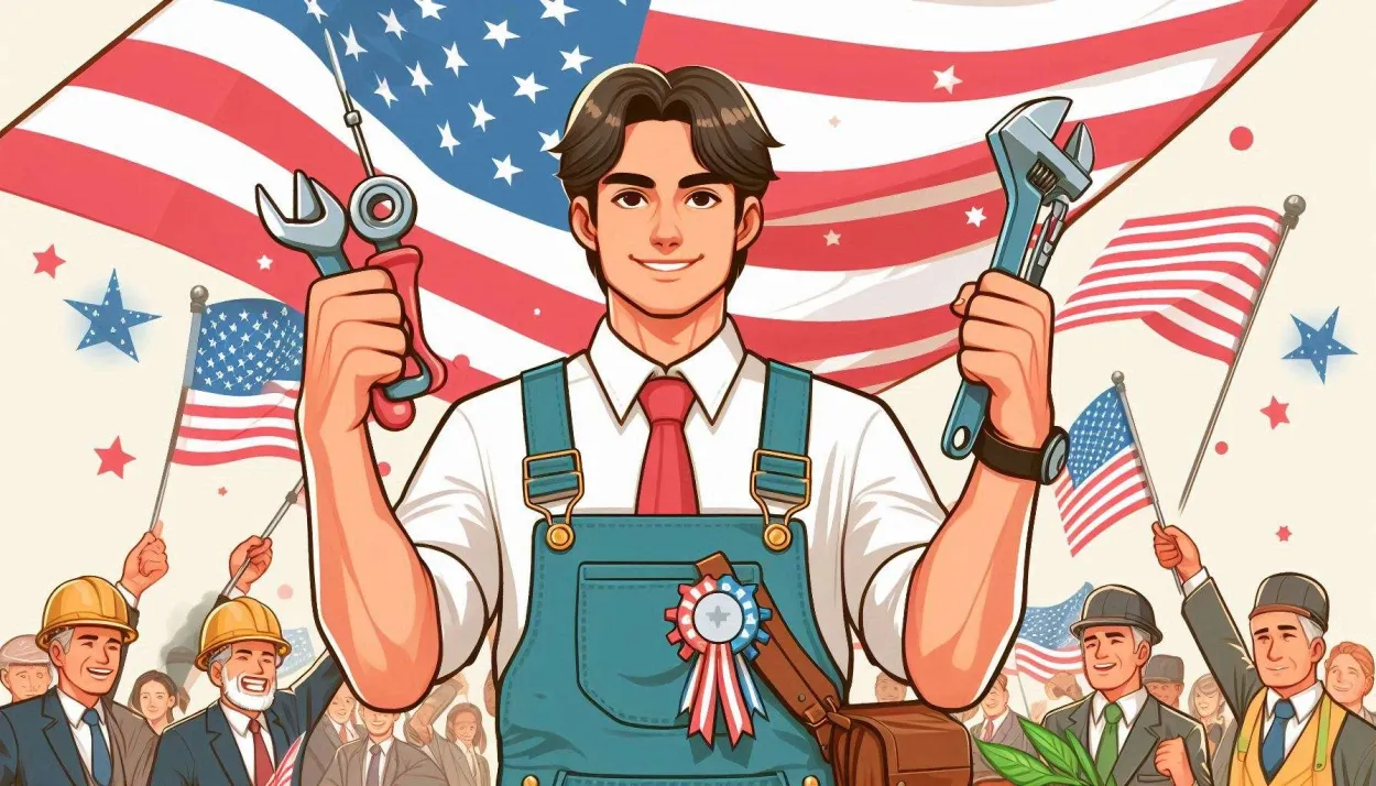 Free Download How To Download Editable Happy Us Labor Day Flyer Design Templates - High Quality Happy US Labor Day Background