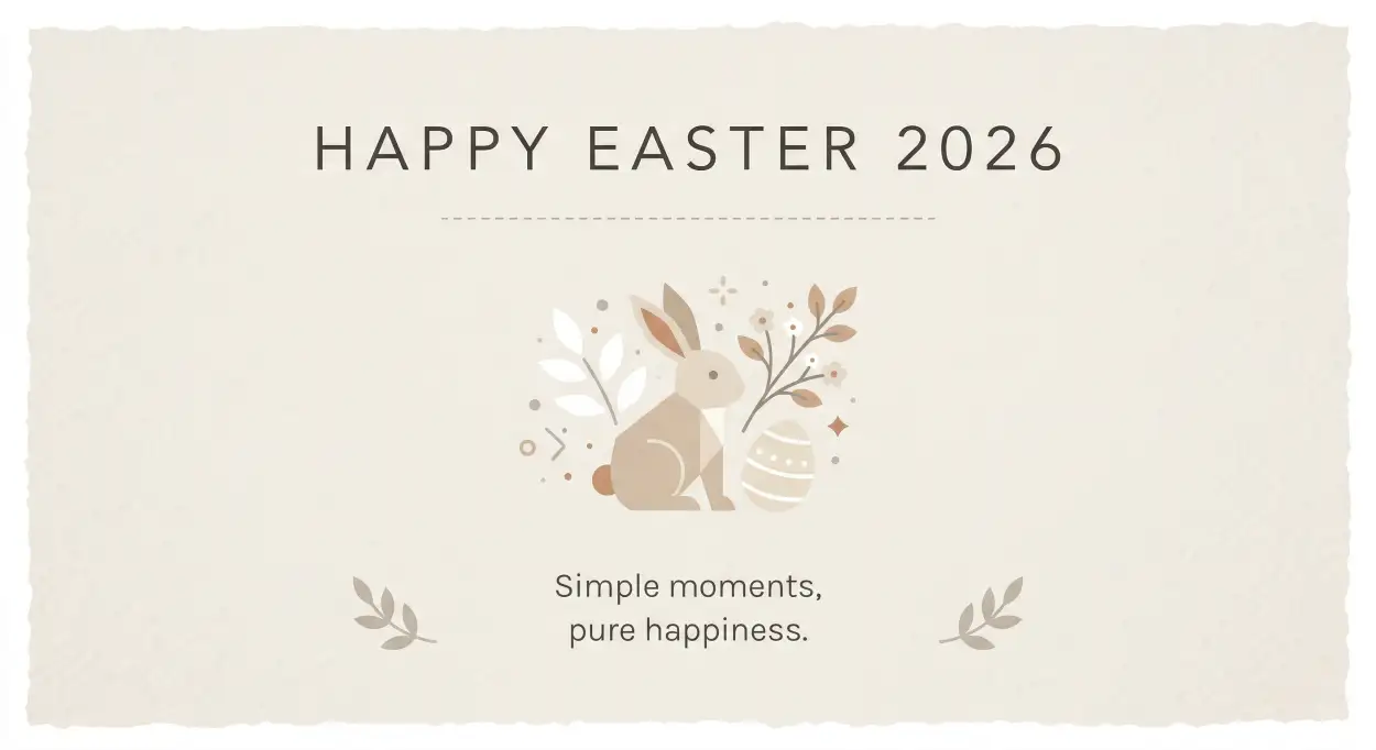 Free Download How To Write Happy Easter 2026 Wishes - High Quality Happy Easter 2026 Image