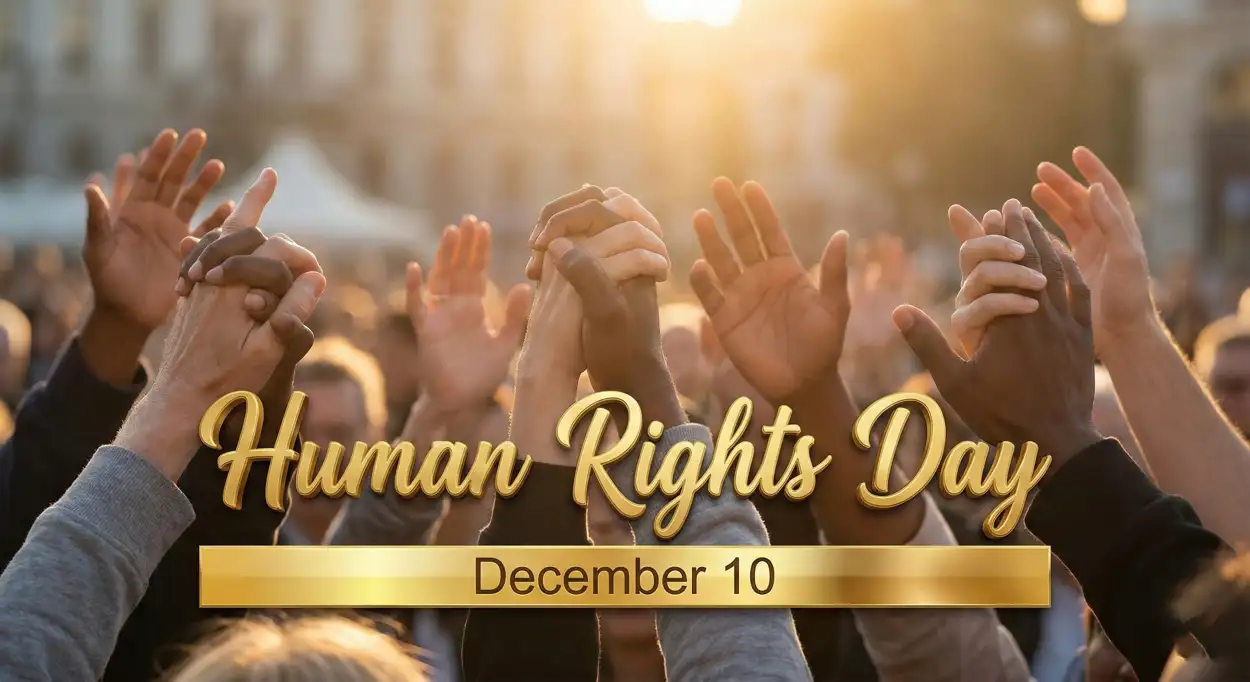 Free Download Human Rights Day 2024 Awareness Images - High Quality Human Rights Day Background