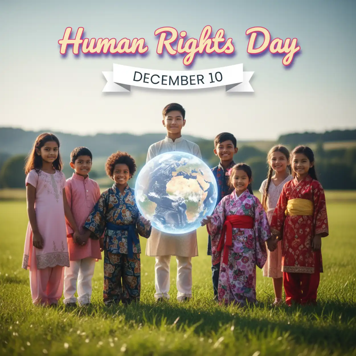 Free Download Human Rights Day Brochure Cover Design - High Quality Human Rights Day Background