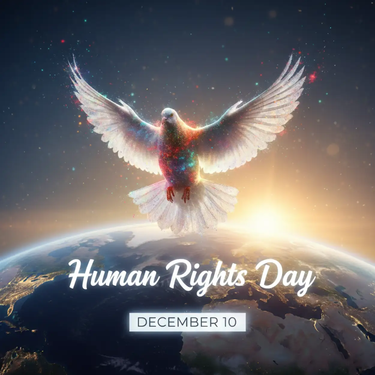 Free Download Human Rights Day Campaign Social Media Post - High Quality Human Rights Day Background