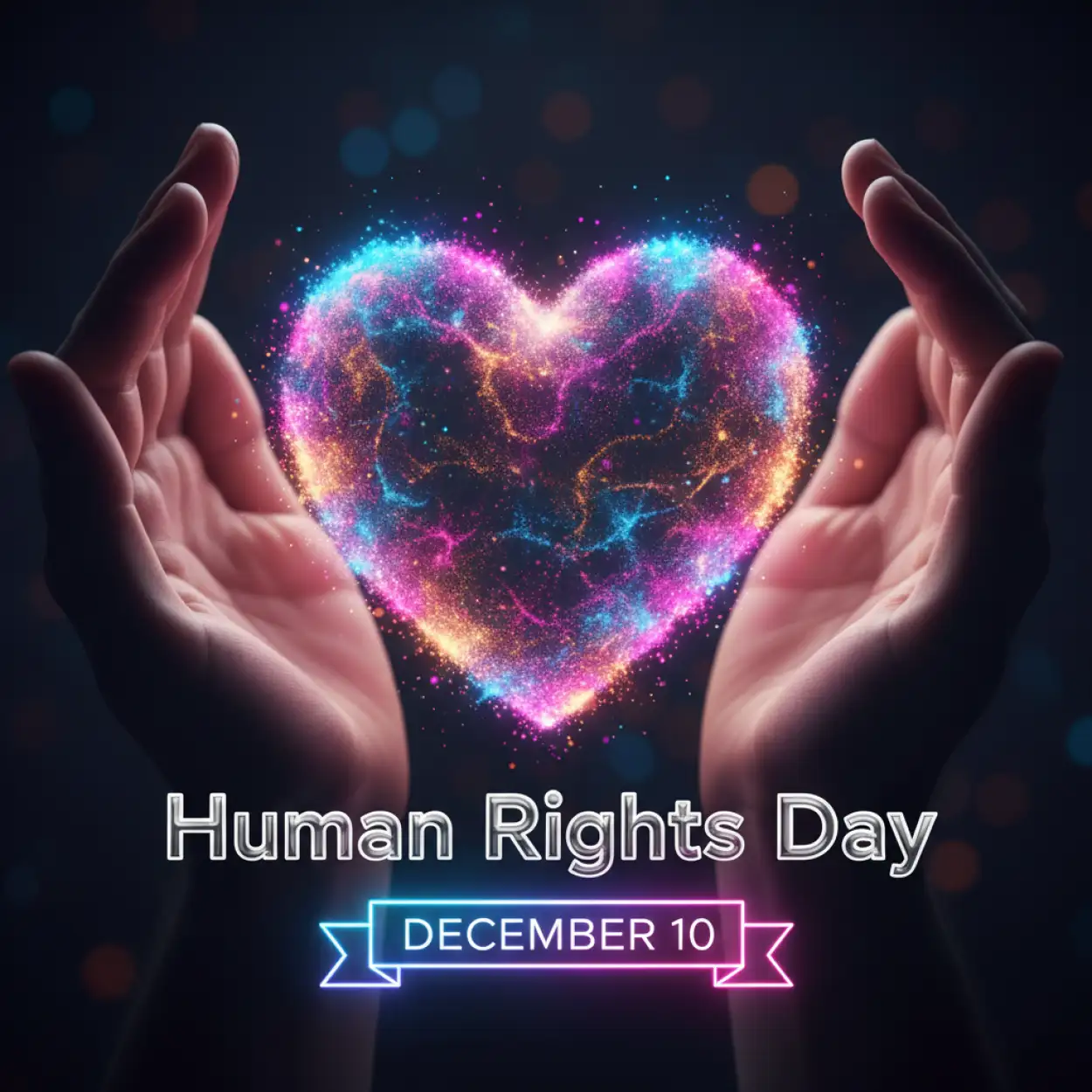Free Download Human Rights Day Whatsapp Status Message In Hindi And English - High Quality Man Rights Day Background