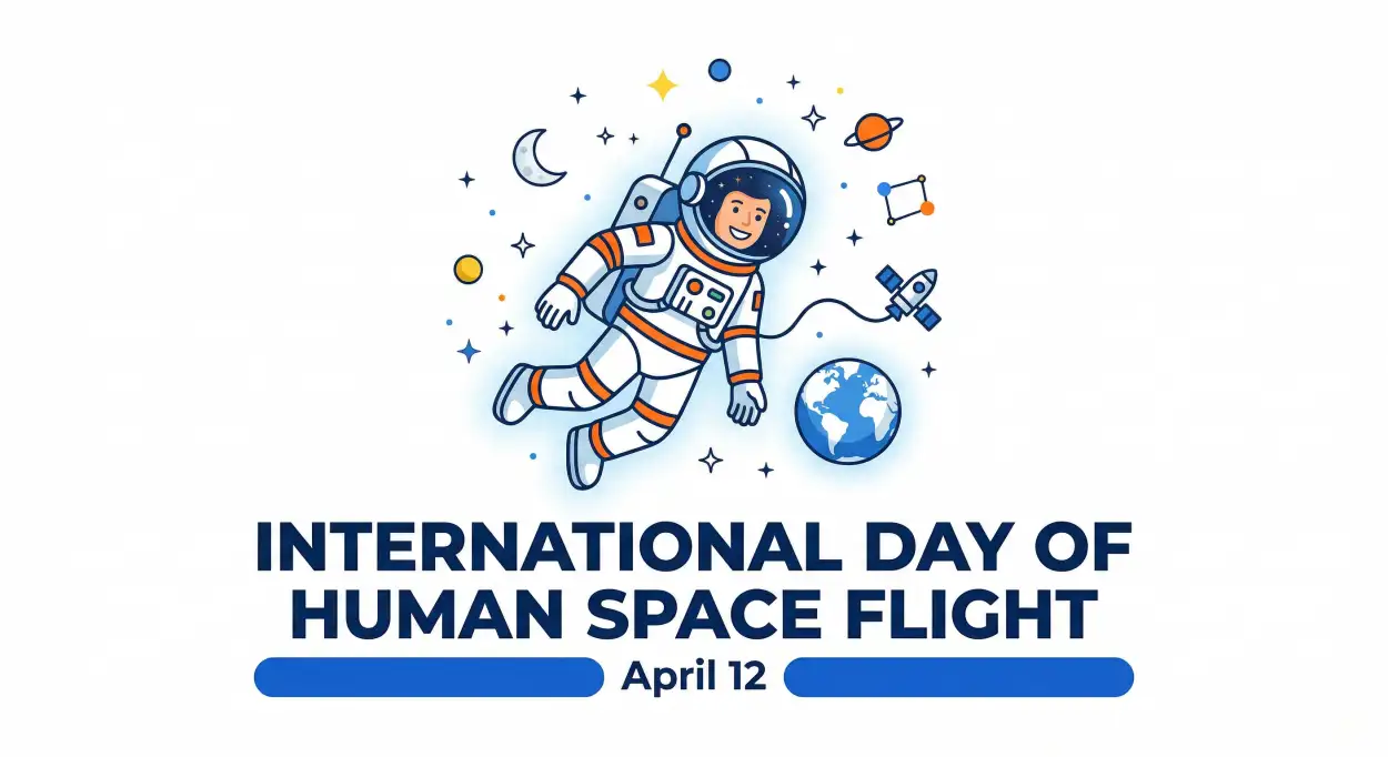 Free Download Human Space Flight Day 2026 Celebration Ideas - High Quality International Day Of Human Space Flight 2026 Image