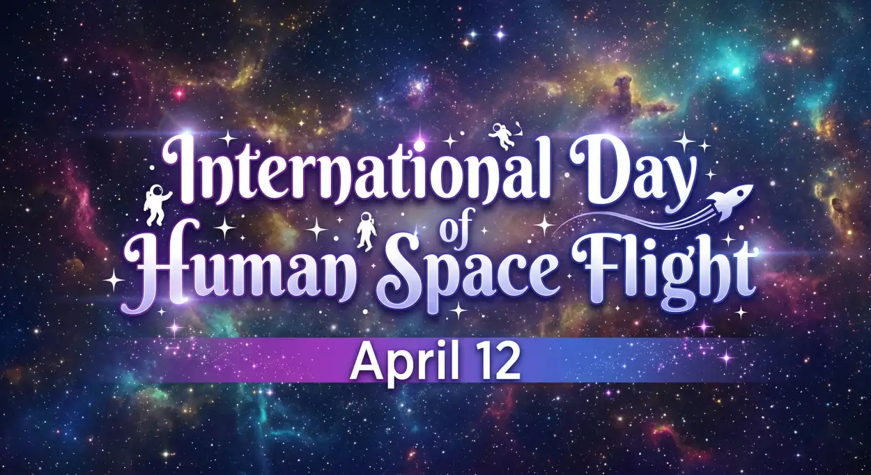 Free Download Human Space Flight Day Transparent Png - High Quality International Day Of Human Space Flight 2026 Transparent PNG