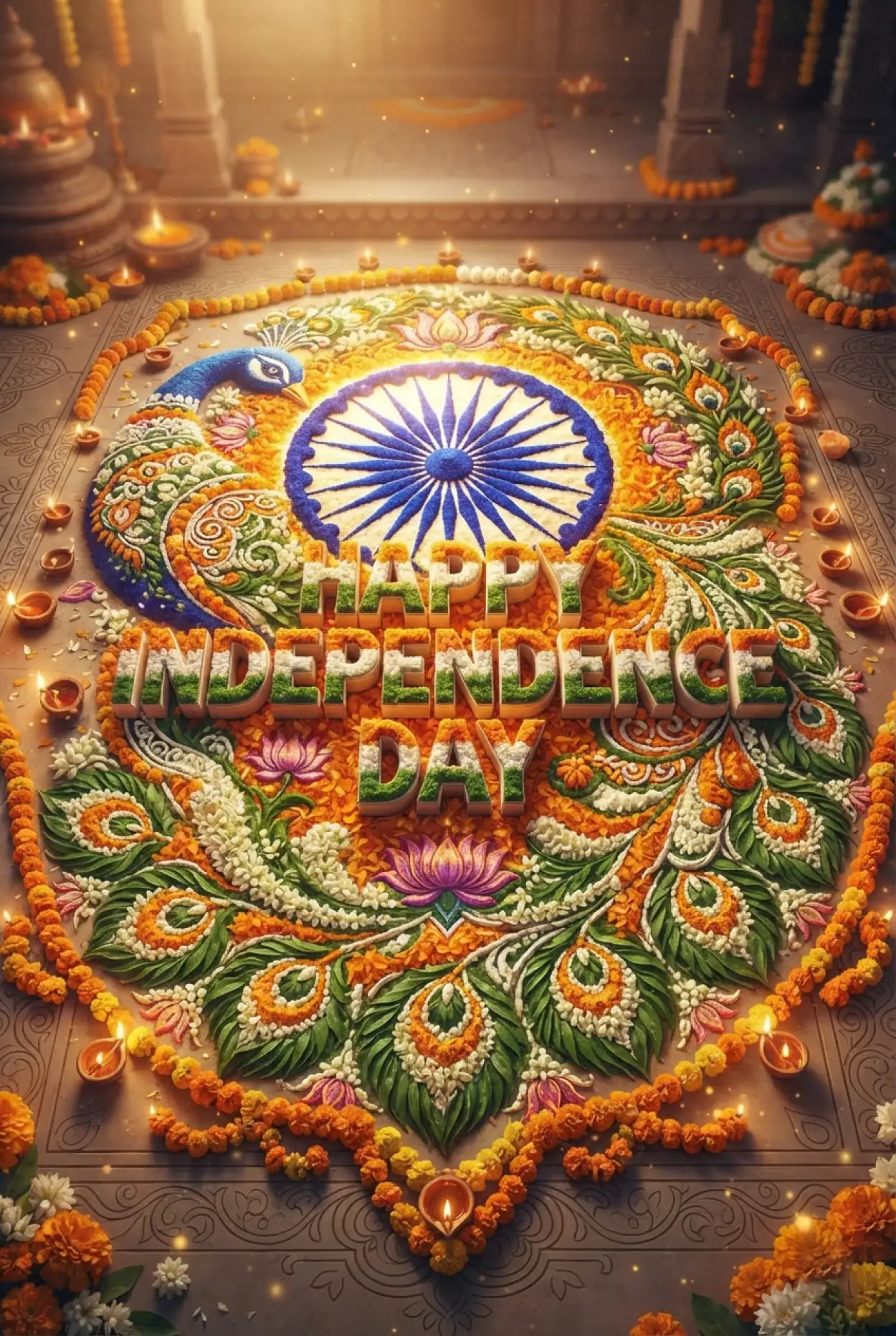 Free Download Independence Day 2026 Unique Indian Greeting Images - High Quality Indian Independence Day Wishes 2026 Image