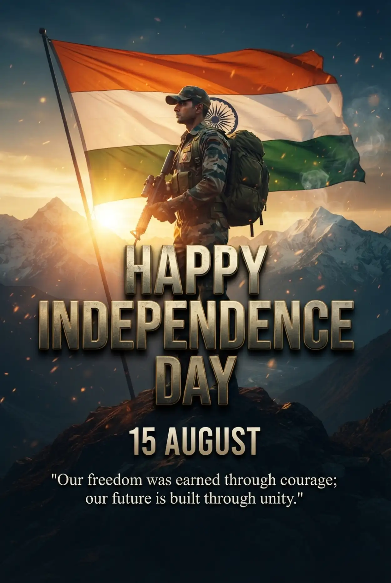 Free Download Independence Day 2026 Viral Wishes Images For Facebook - High Quality Indian Independence Day Wishes 2026 Image