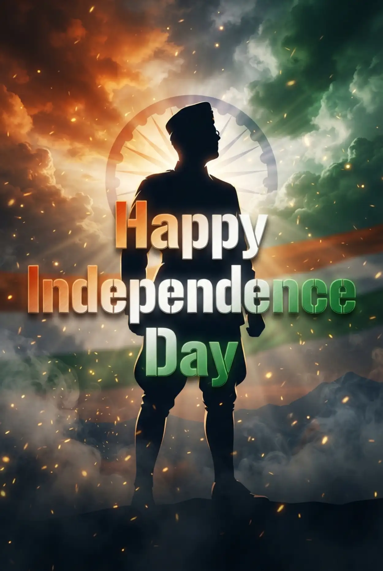 Free Download Independence Day Freedom Fighter Poster 2026 - High Quality Independence Day Poster 2026 Image