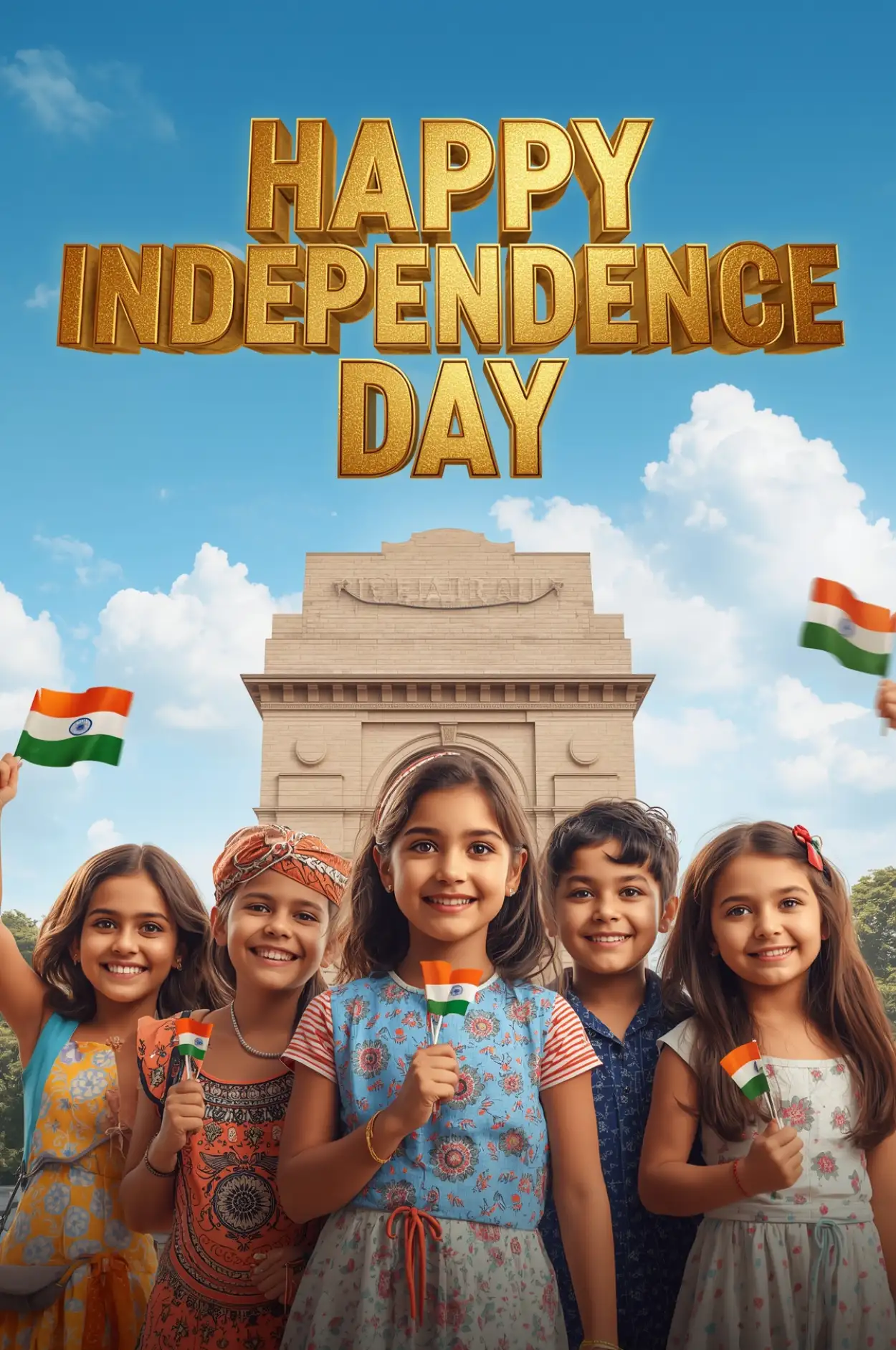 Free Download Independence Day India Poster Design Ideas - High Quality Independence Day India Background