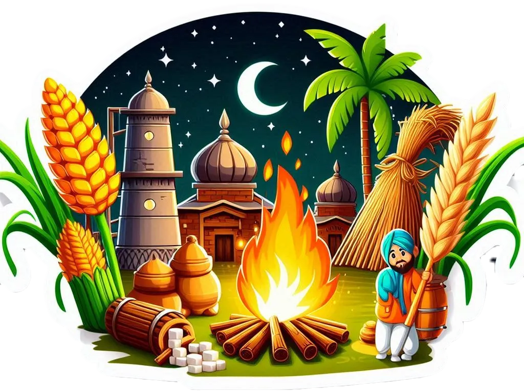 India Lohri Png With Dhol And Bonfire - Royalty Free Lohri PNG Image | Pngmagic Free Download India Lohri Png With Dhol And Bonfire - High Quality Lohri PNG PNG Image