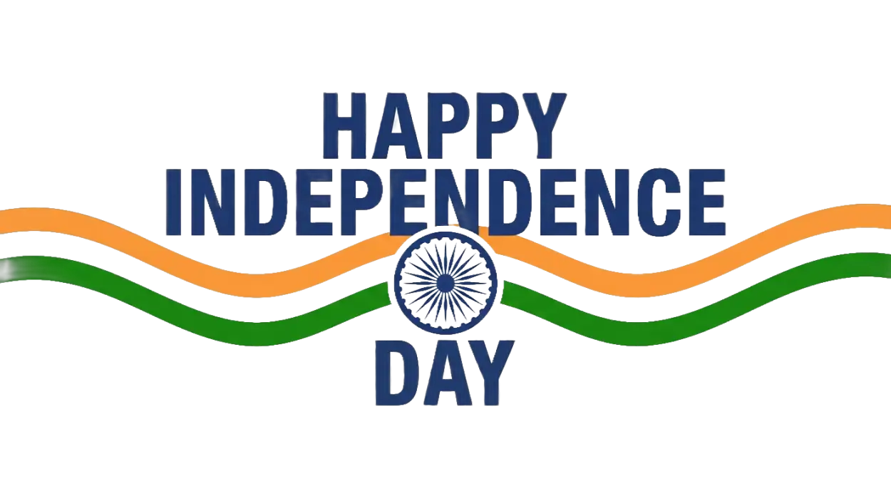 Free Download Indian Flag Independence Day Png - High Quality Happy Independence Day Png 2026 Transparent PNG