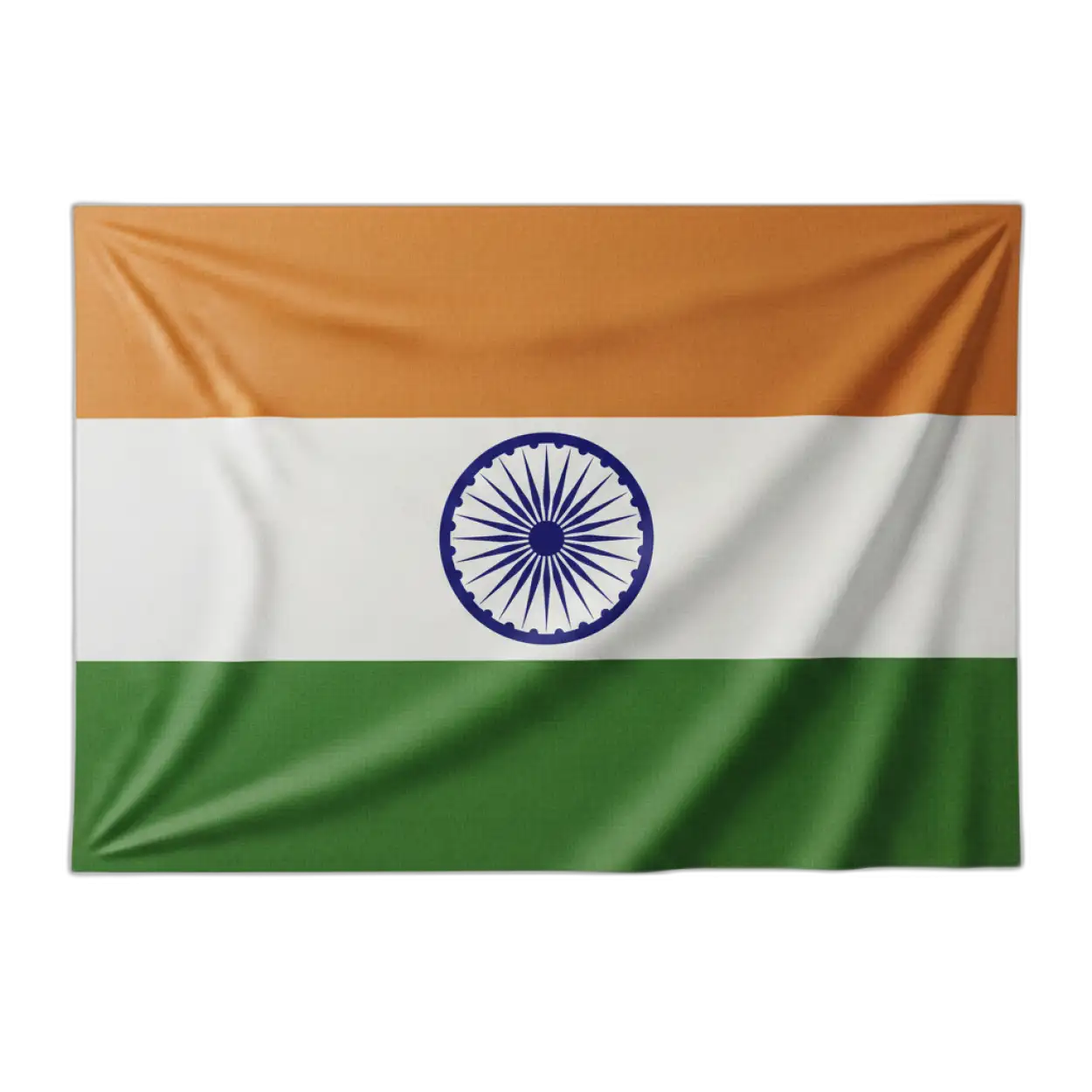Indian Flag Png Clean Edges - Royalty Free Indian Flag Png Image | Pngmagic Free Download Indian Flag Png Clean Edges - High Quality Indian Flag Png PNG Image