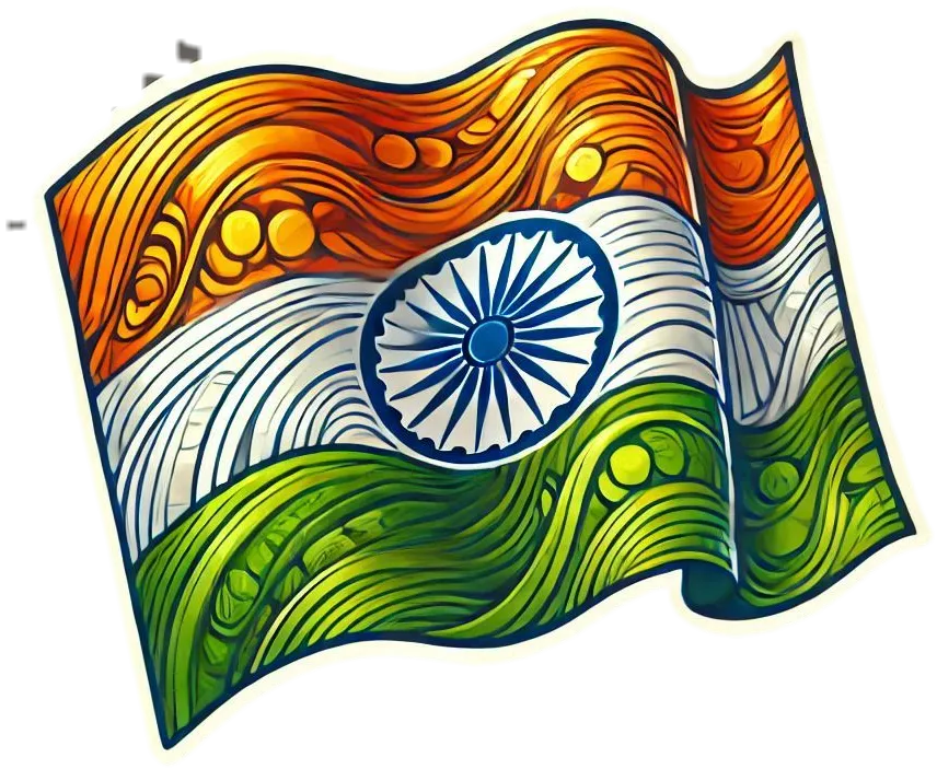 Indian Flag Png Hand-drawn Style - Royalty Free Indian Flag PNG Image | Pngmagic Free Download Indian Flag Png Hand-drawn Style - High Quality Indian Flag PNG PNG Image