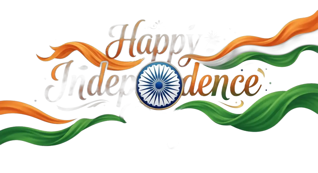 Free Download Indian Flag Png Independence Day - High Quality Happy Independence Day Png 2026 Transparent PNG
