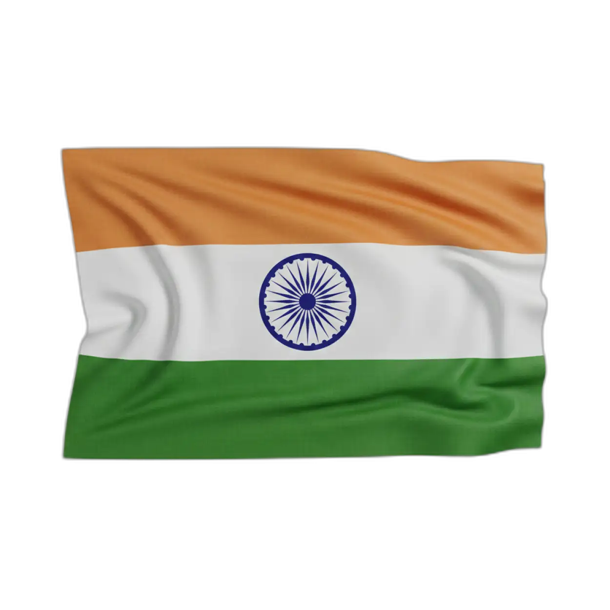 Indian Flag Png Natural Folds - Royalty Free Indian Flag Png Image | Pngmagic Free Download Indian Flag Png Natural Folds - High Quality Indian Flag Png PNG Image