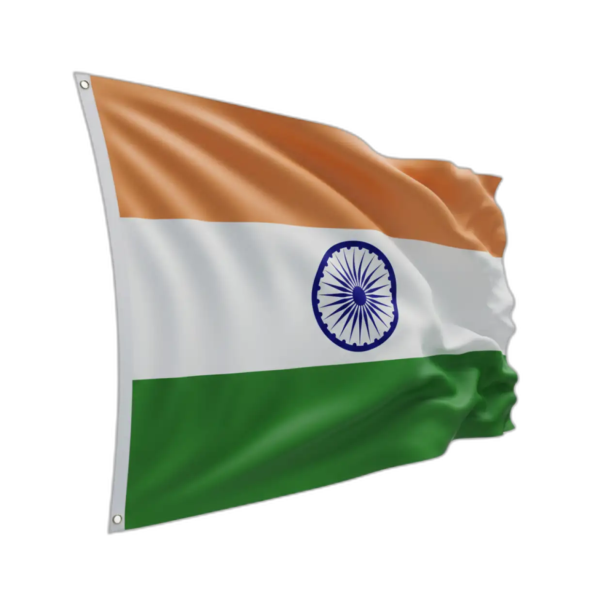 Free Download Indian Flag Png No Shadow - High Quality Indian Flag Png PNG Image