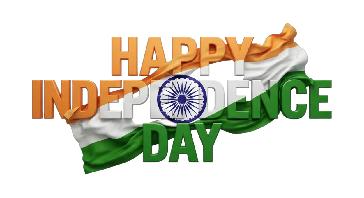 Free Download Indian Flag Transparent Png 2026 - High Quality Happy Independence Day Png 2026 Transparent PNG