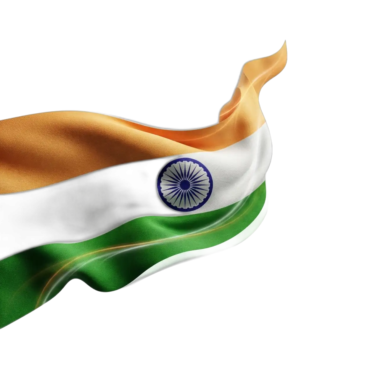 Free Download Indian Flag Tricolor Png Download - High Quality Indian Flag Png Transparent PNG