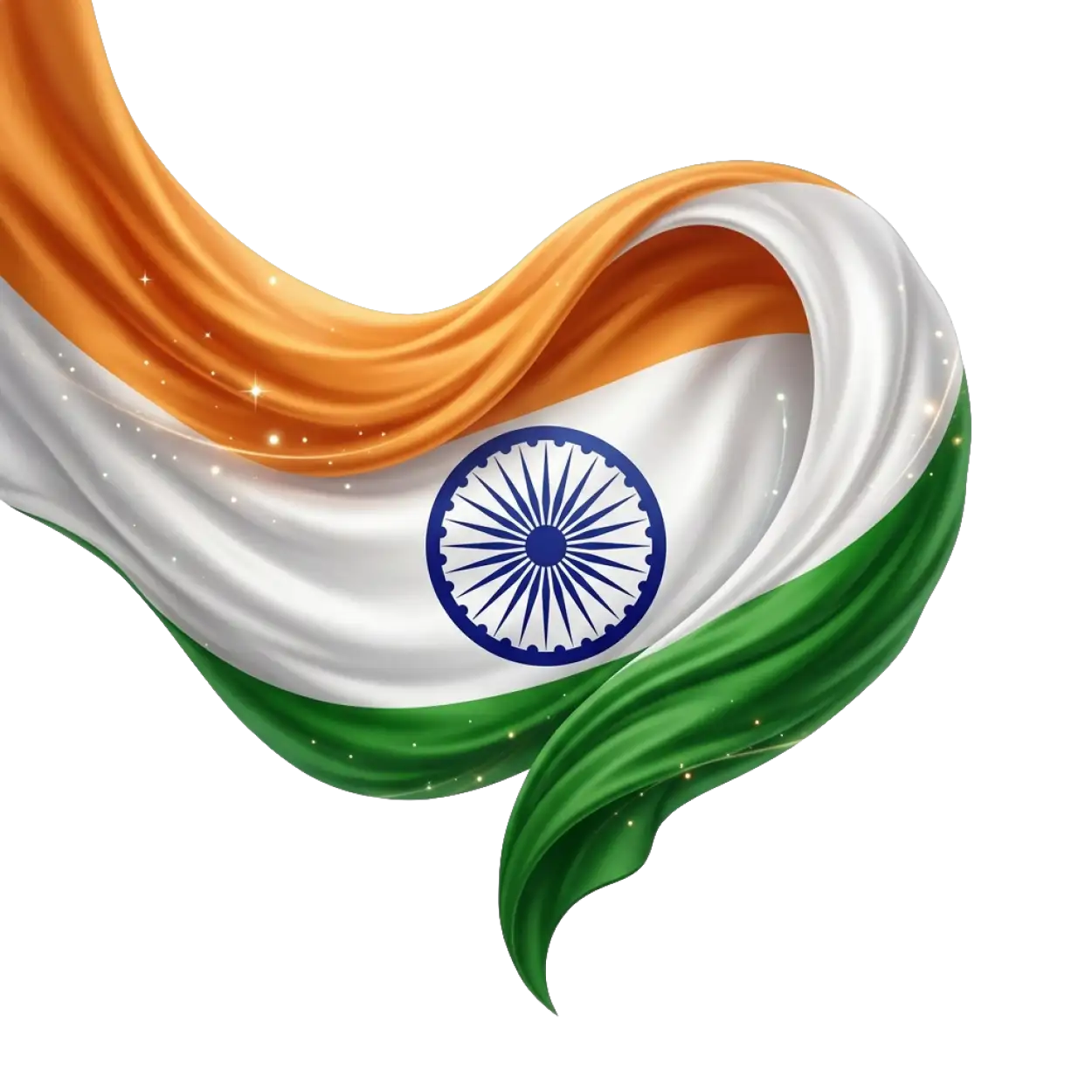 Free Download Indian Flag Vector Illustration Download - High Quality Indian Flag Png Transparent PNG