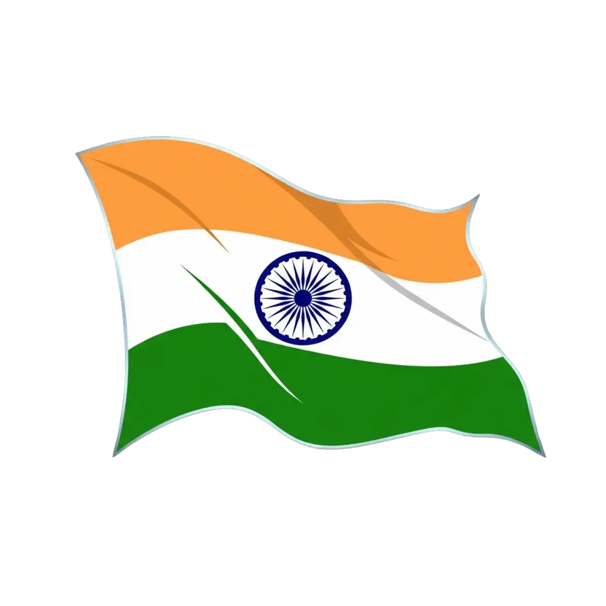 Free Download Indian Flag Vector Png - High Quality Indian Flag Png Transparent PNG