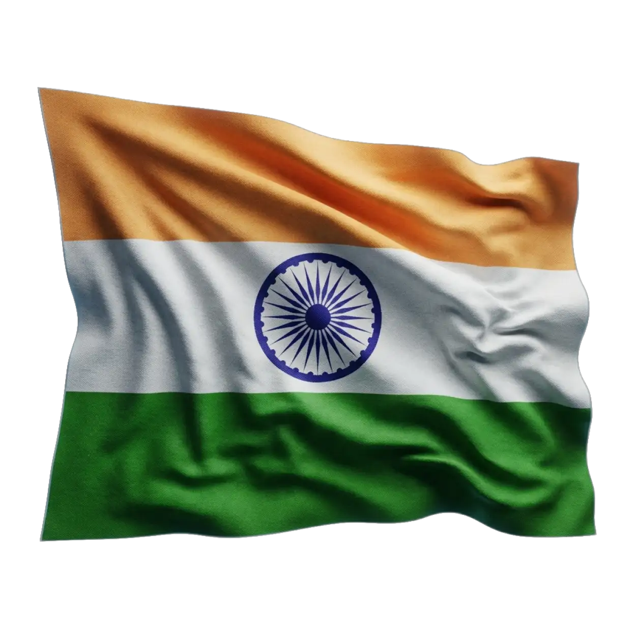Free Download Indian Flag Waving In The Wind Png - High Quality Indian Flag Png Transparent PNG