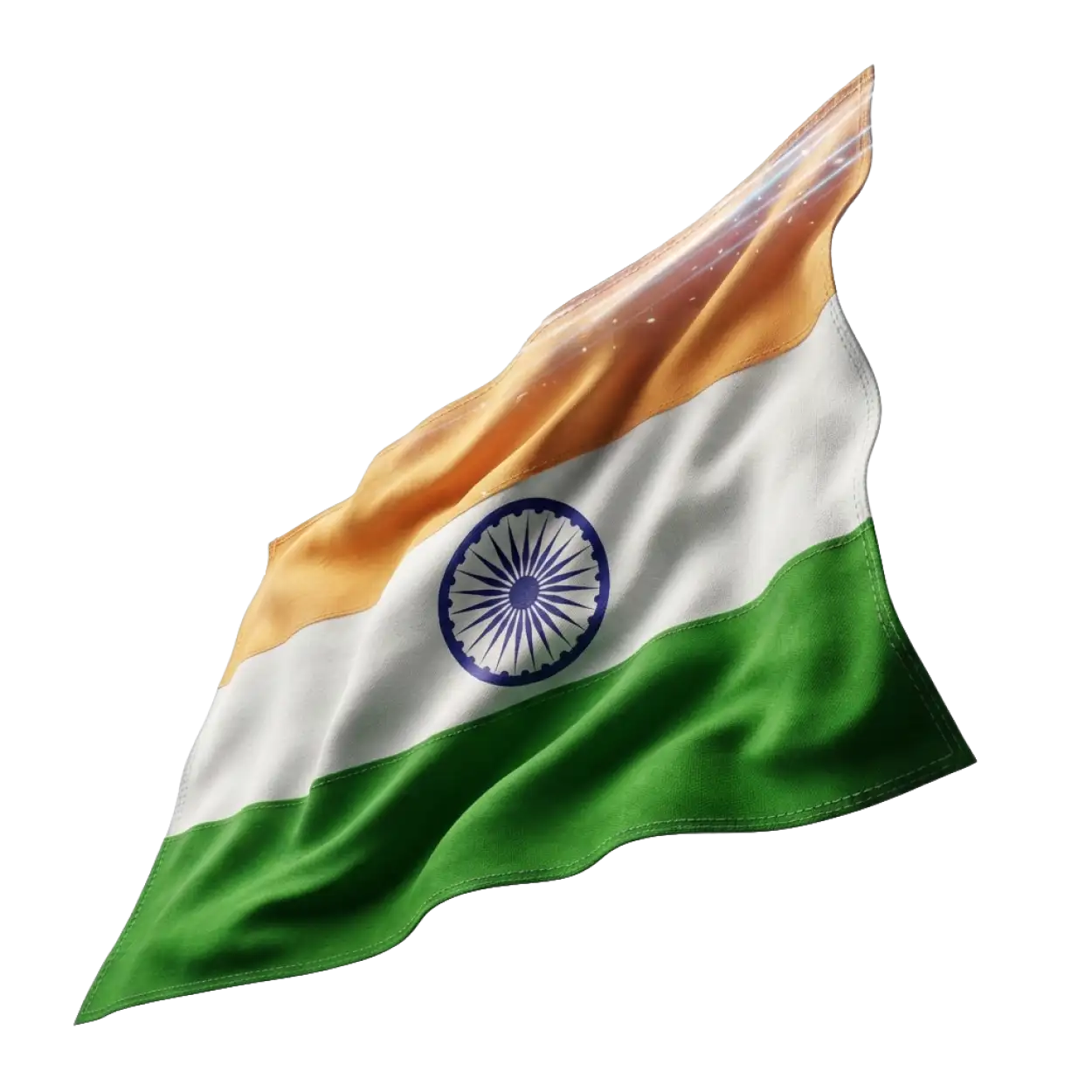 Free Download Indian Flag Waving Png - High Quality Indian Flag Png Transparent PNG
