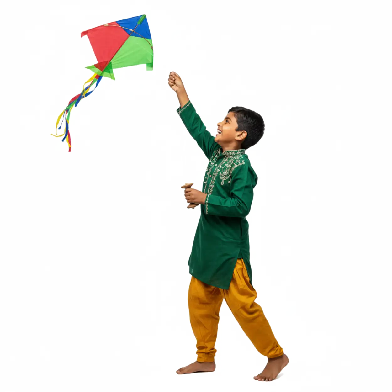 Free Download Indian Kite Flying Png Hd - High Quality Kite Flying Png Transparent PNG