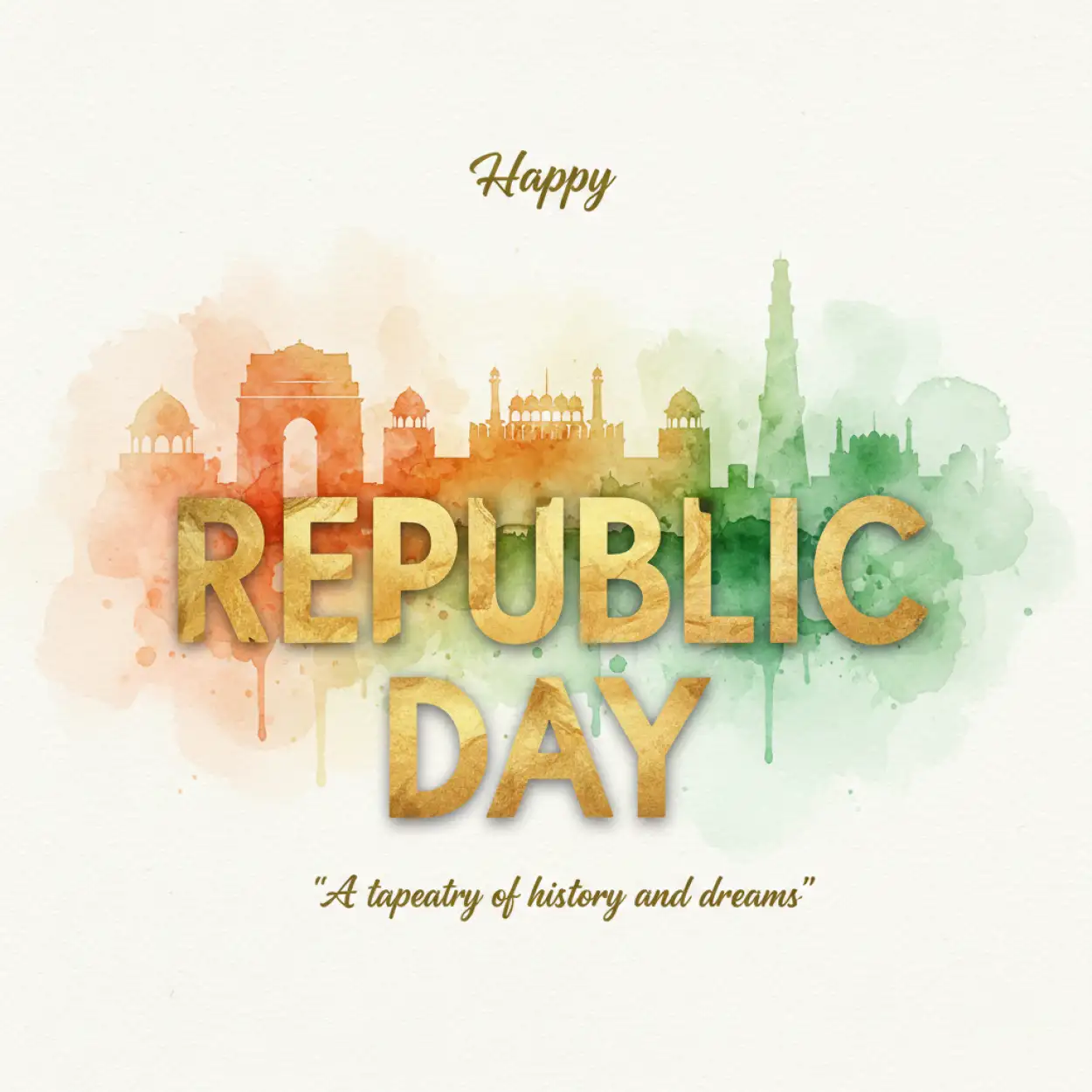 Free Download Indian Republic Day Drawing - High Quality Indian Republic Day Background
