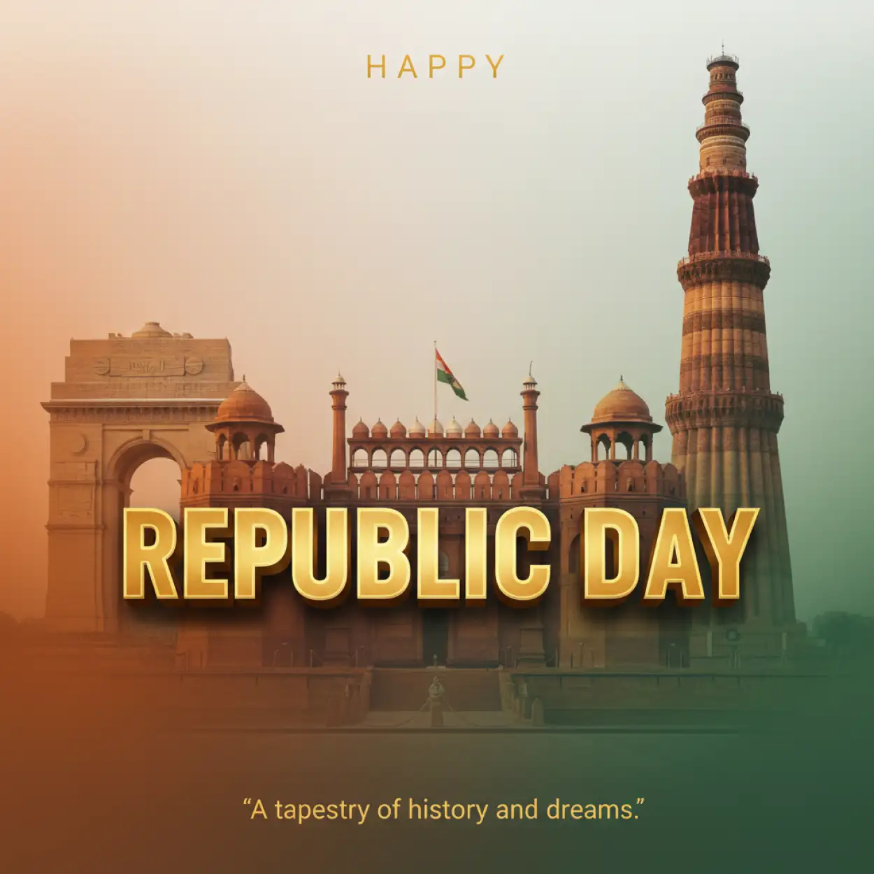 Free Download Indian Republic Day Hoarding Design - High Quality Indian Republic Day Image