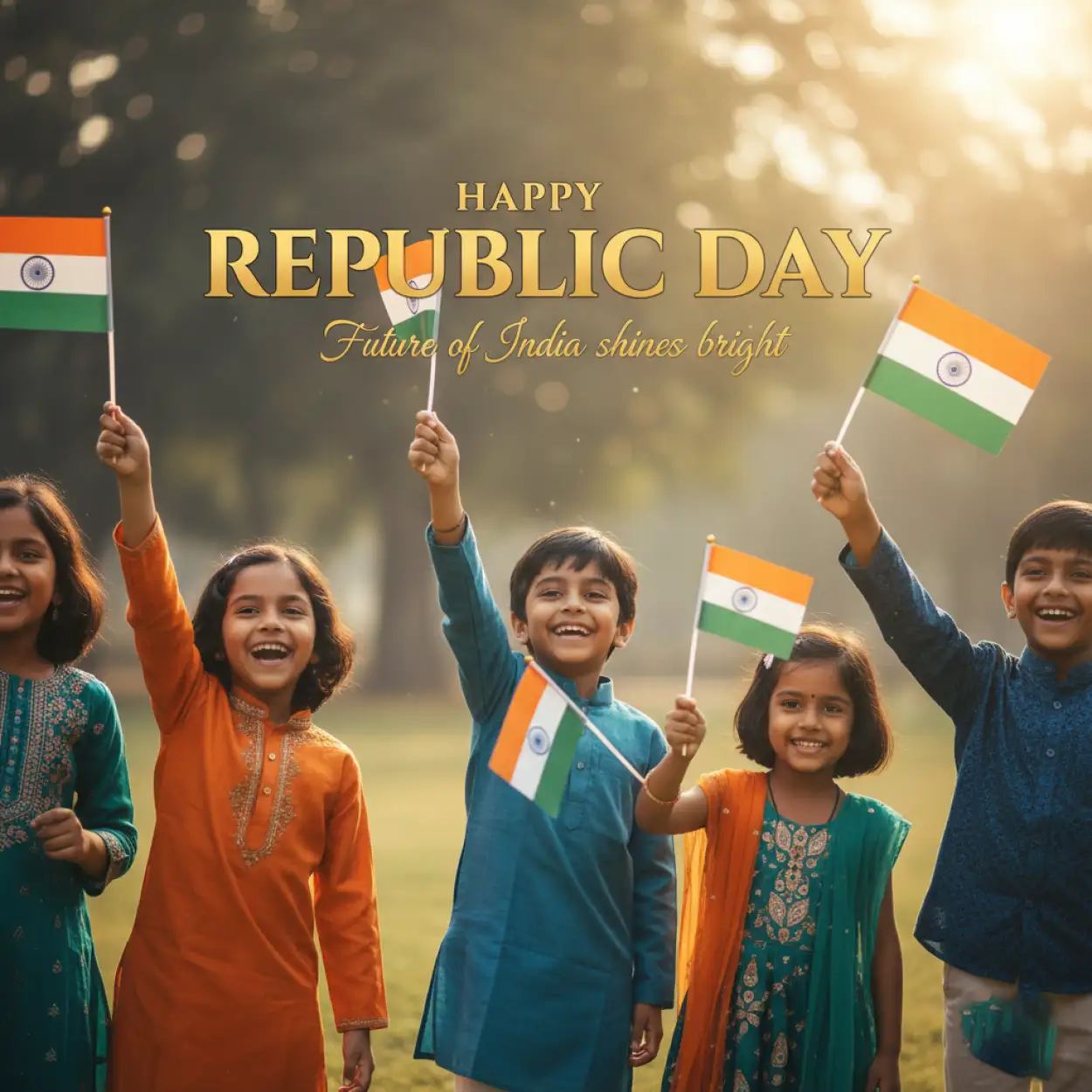 Free Download Indian Republic Day Kids Images - High Quality Indian Republic Day Background