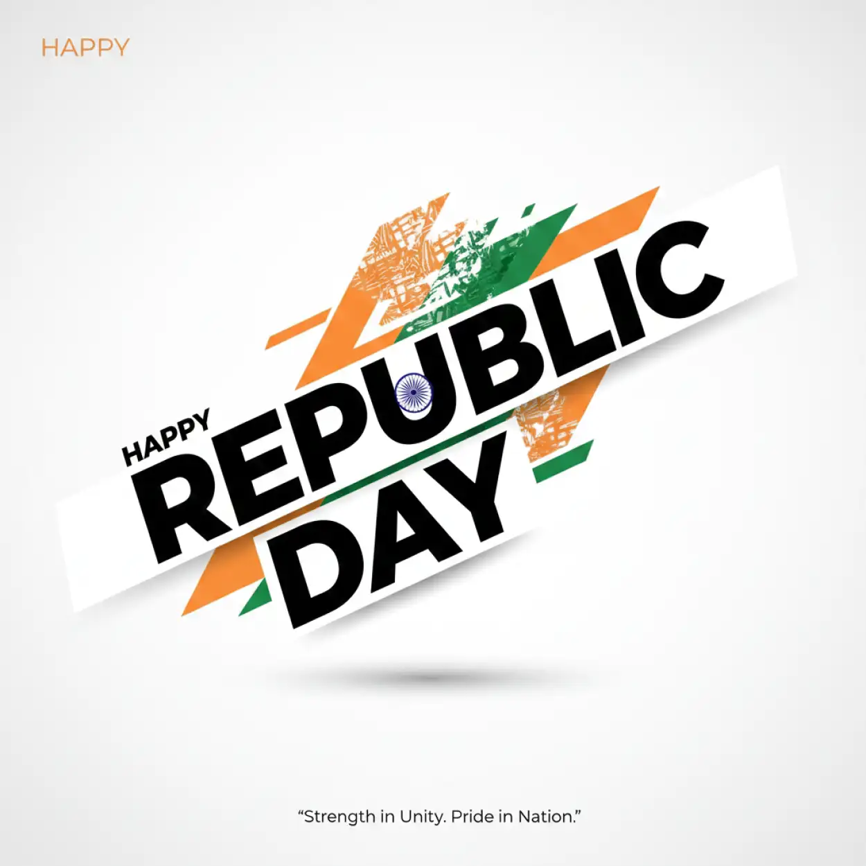 Free Download Indian Republic Day Typography Design Images - High Quality Indian Republic Day Image