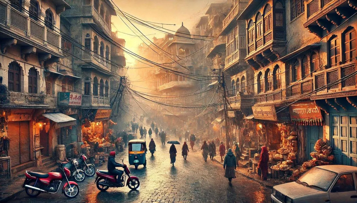 Indian Street Scenes During Winter Hd Wallpapers - Royalty Free Winter Wallpaper Image | Pngmagic Free Download Indian Street Scenes During Winter Hd Wallpapers - High Quality Winter Wallpaper Background
