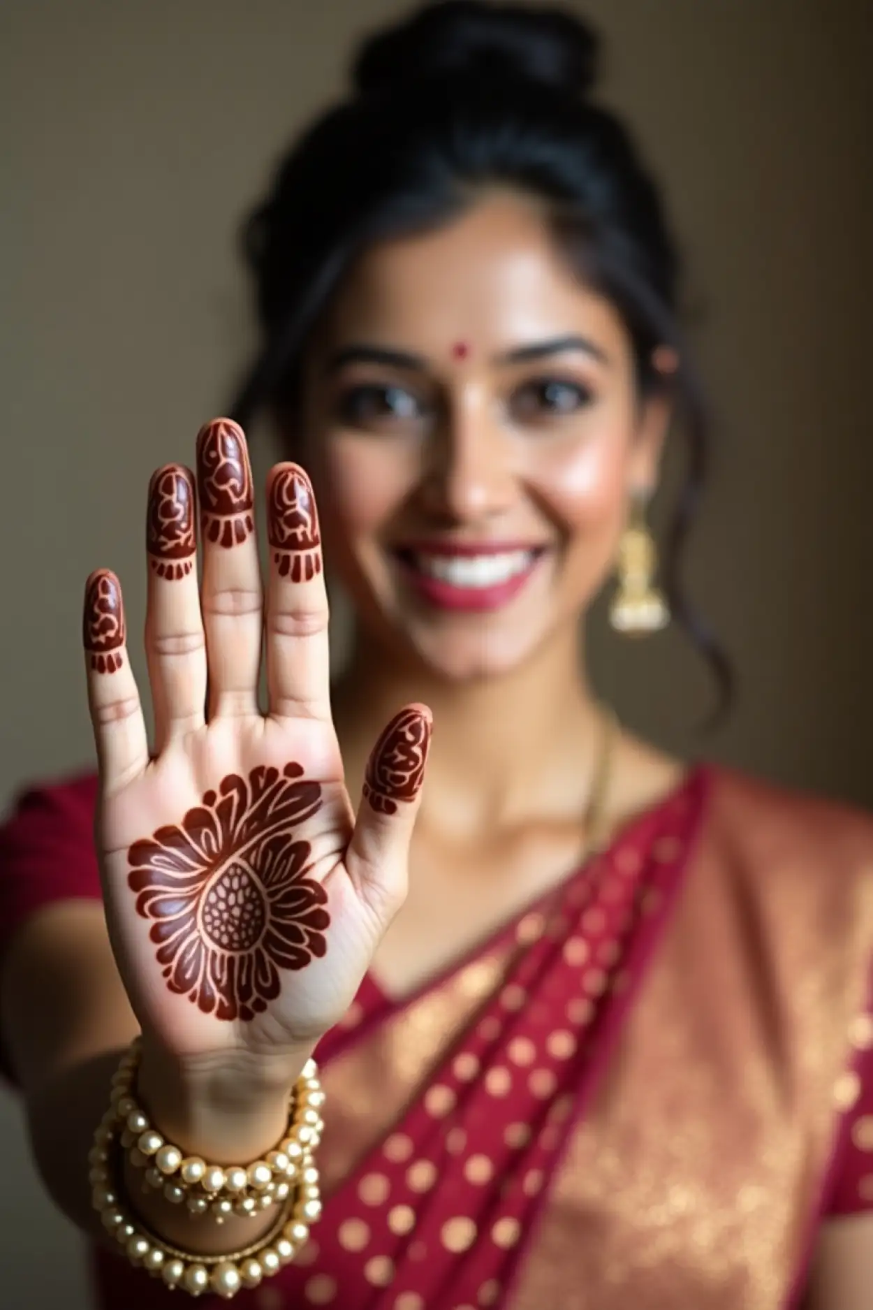 Free Download Indian Traditional Teej Mehndi Art - High Quality Teej Mehndi Design Image