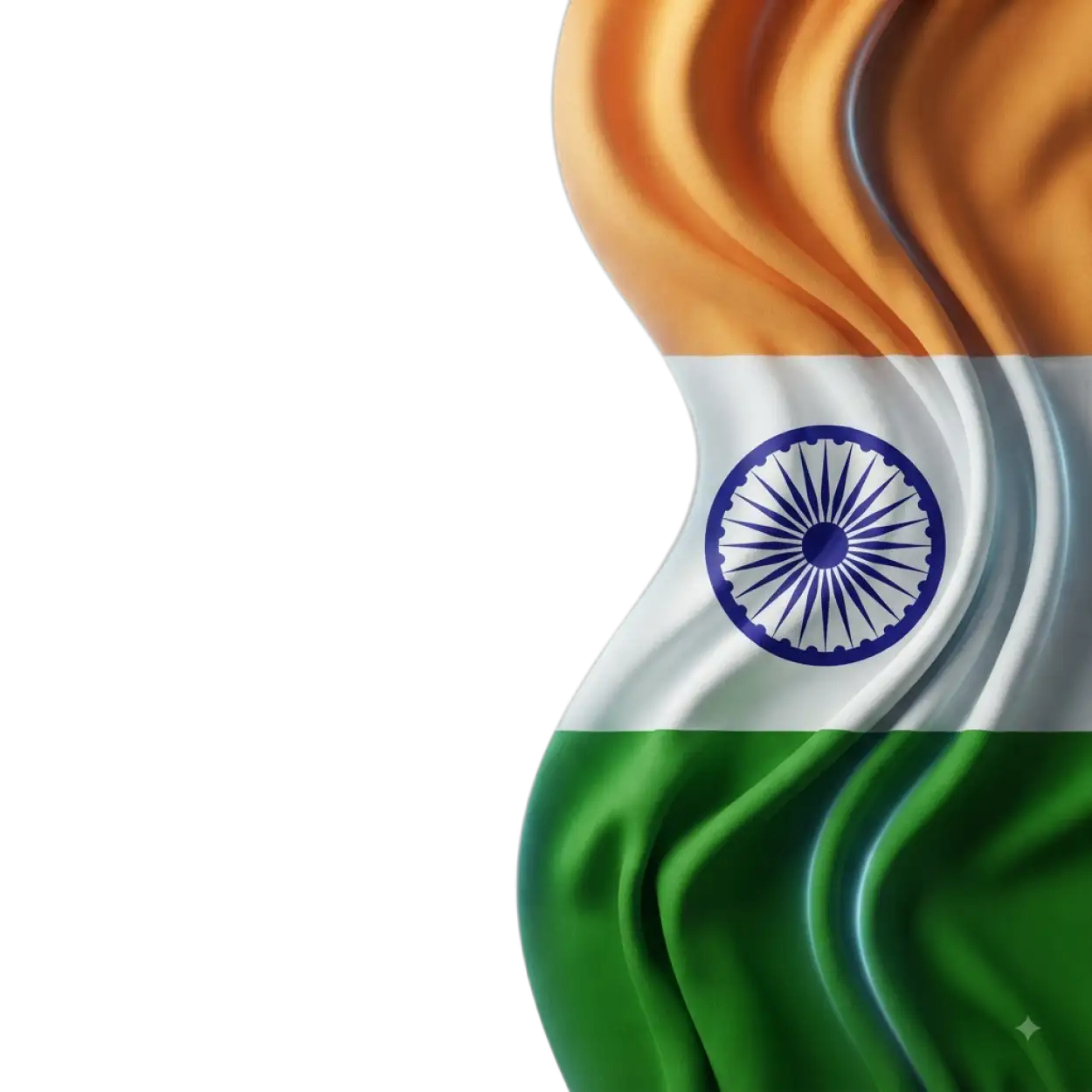 Free Download Indian Tricolor Png Free Download - High Quality Indian Flag Png Transparent PNG