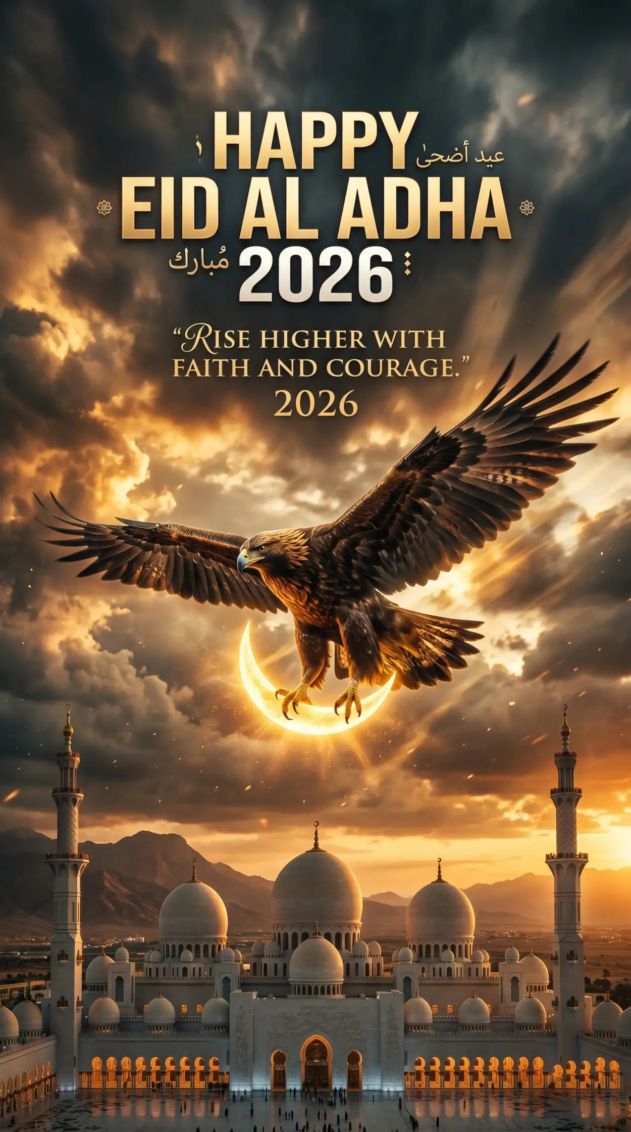 Free Download Inspirational Happy Eid Al Adha Quotes 2026 - High Quality Happy Eid Al Adha With Quotes Image