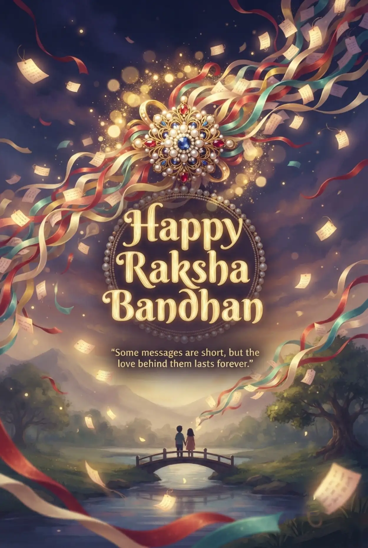 Free Download Inspirational Raksha Bandhan Wishes 2026 - High Quality Happy Raksha Bandhan Wishes 2026 Image