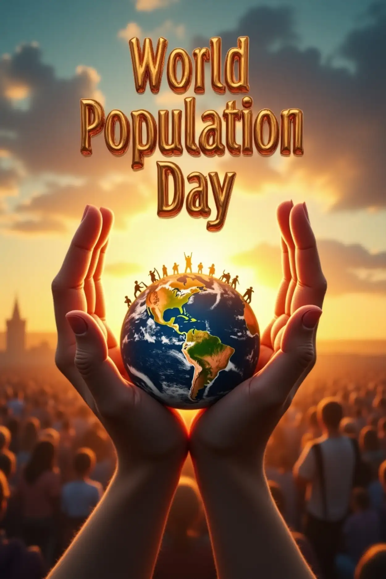 Free Download Instagram Post For World Population Day - High Quality World Population Day Background