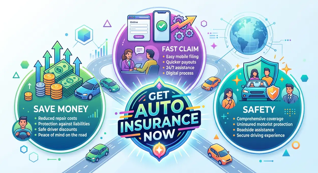 Free Download Instagram Story Auto Insurance Ad Design - High Quality Auto Insurance Creatives Image