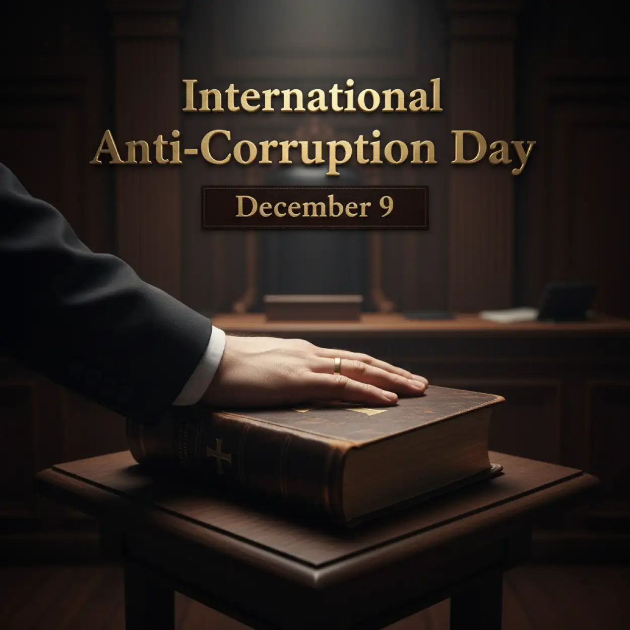Free Download International Anti-Corruption Day Certificate Template Design - High Quality International Anti Corruption Day Image