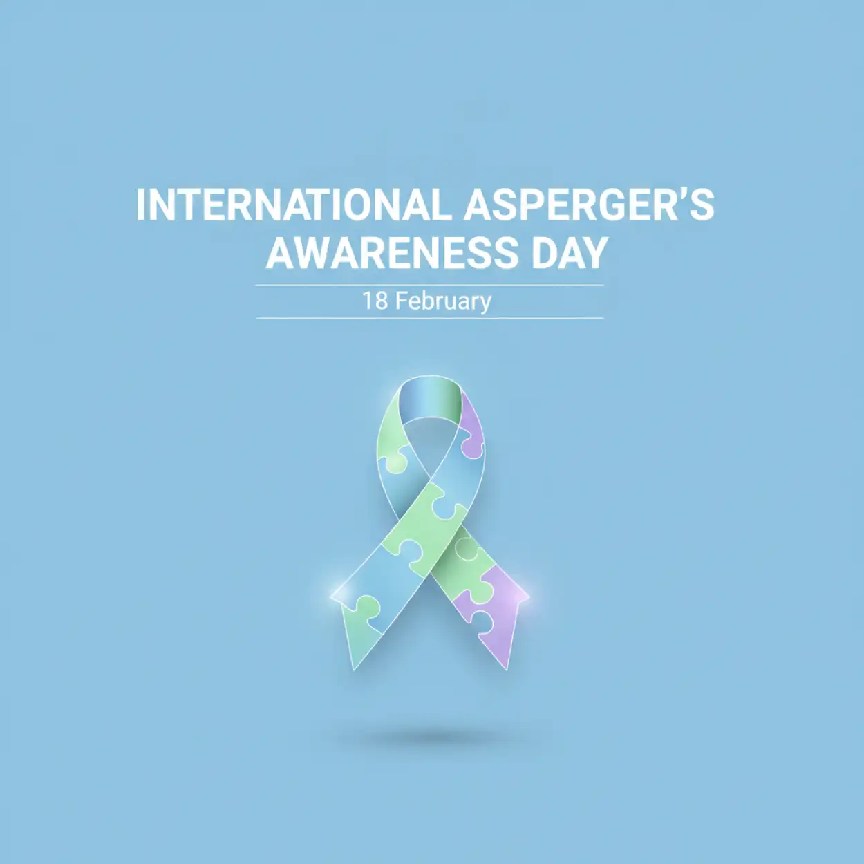 Free Download International Aspergers Awareness Day Digital Poster Download - High Quality International Aspergers Awareness Day Background