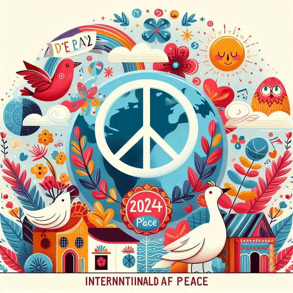 Free Download International Day Of Peace 2024 Festival Greeting Cards For Download - High Quality International Day Of Peace Background